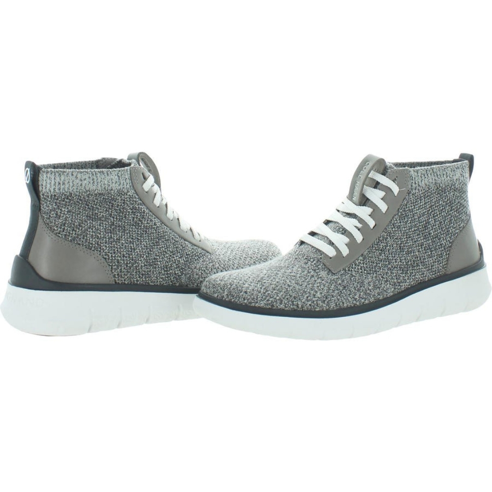 COLE HAAN GENERATION ZEROGRAND STITCHLITE MENS LEATHER TRIM EXERCISE HIGH TOPS